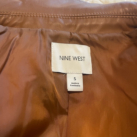Nine West Tan Leather Jacket - Picture 3 of 6
